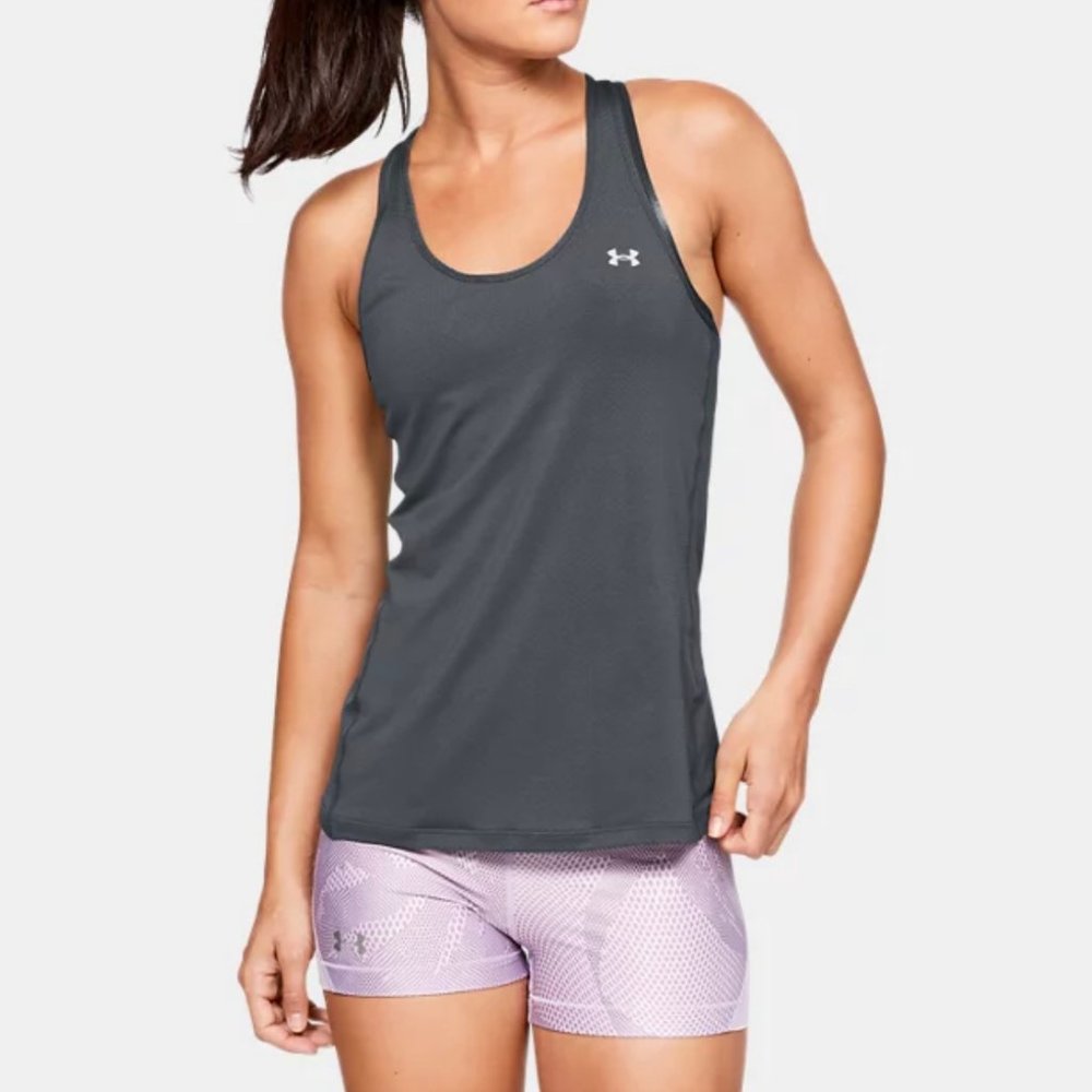 Under Armour T-Shirts Tank Gray Stretch Women's UA